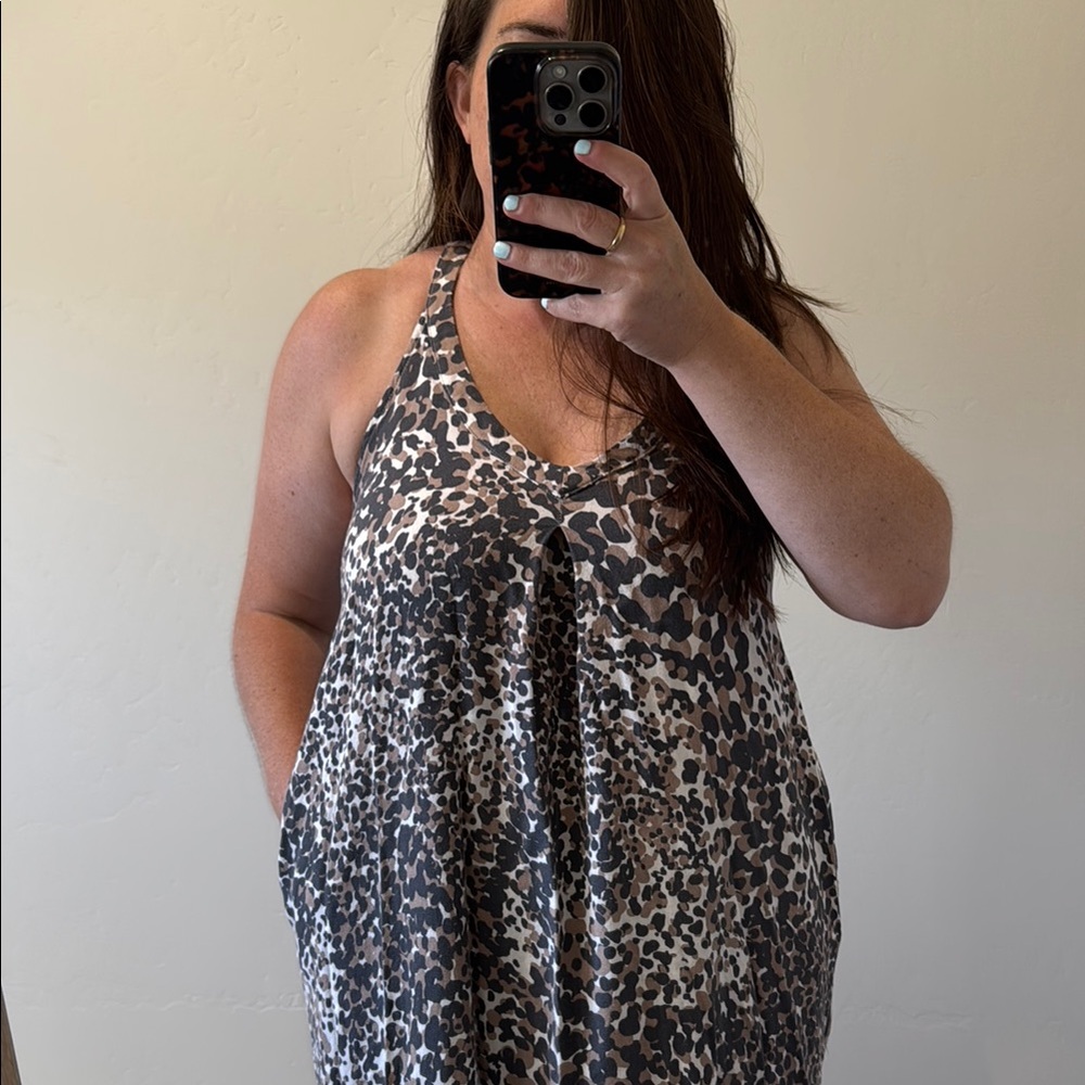 Lovestitch Leopard Print Maxi Dress